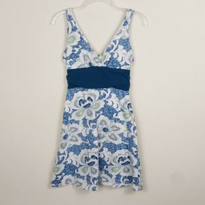 Patagonia V Neck Fit & Flare Tank Dress Size Small